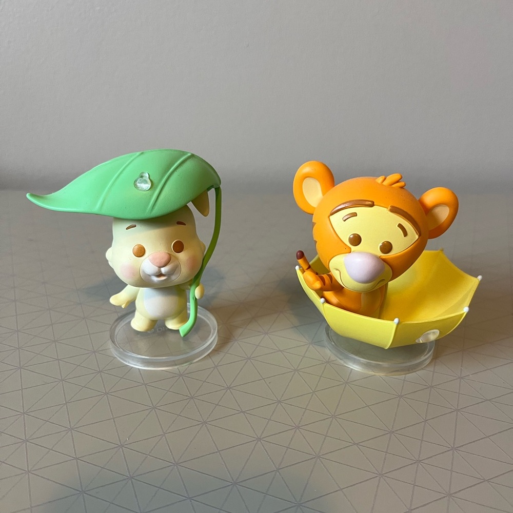 Miniso Winnie the Pooh Figures - Rabbit and Tigger